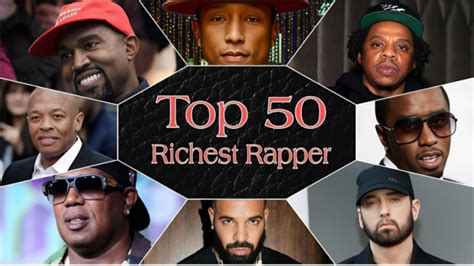 The 50 Richest Rappers in the World .